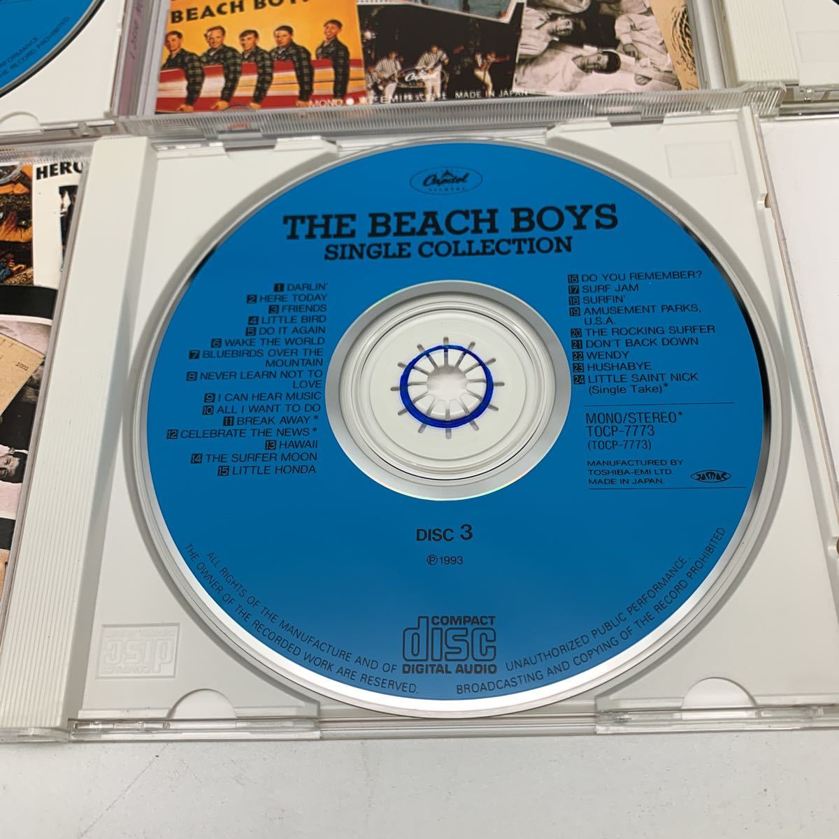 5 4 6 CD 3cd The BEACH BOYS SINGLE COLLECTION 5-4-6-cd-3cd-the-beach-boys-single-collection