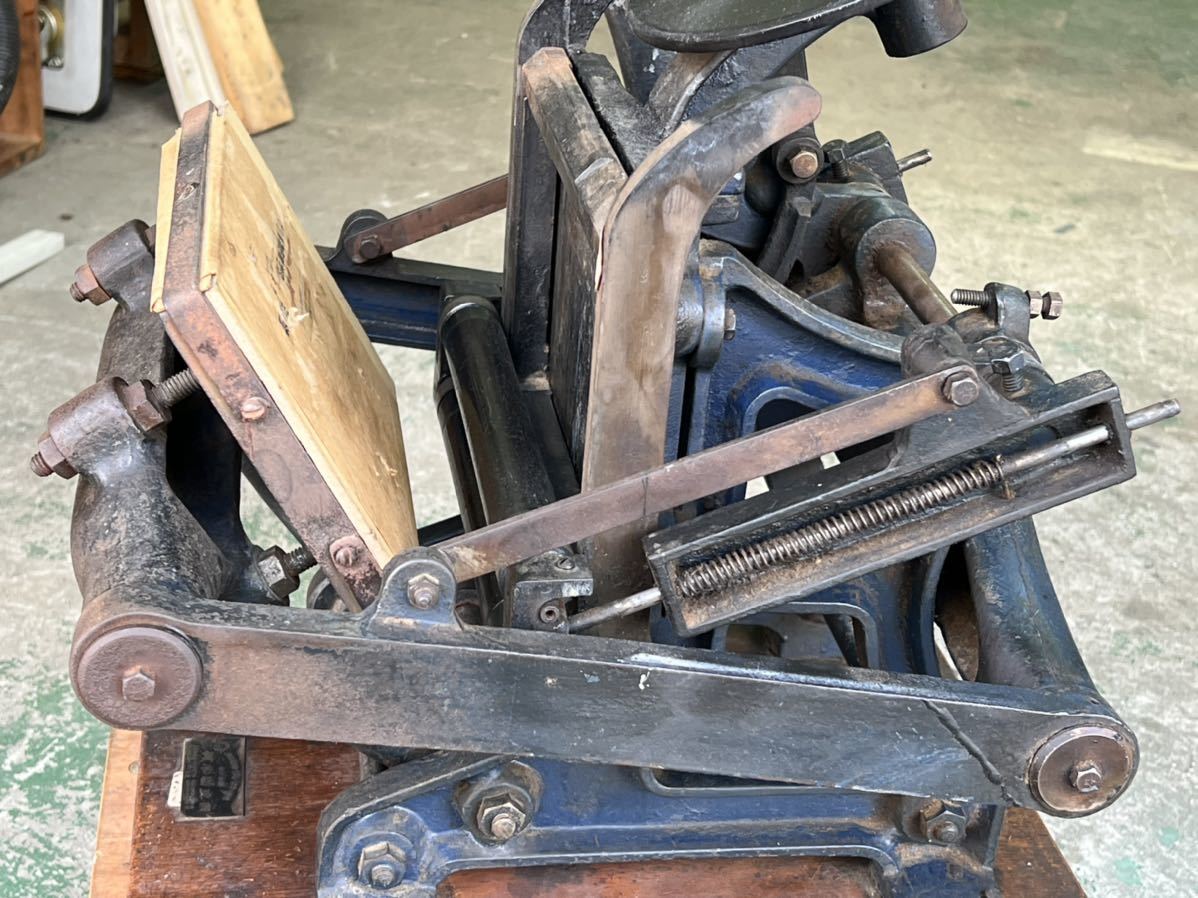 活版印刷機、テキン、手フート 工場復活物語③ 工房に置きたい 活版印刷