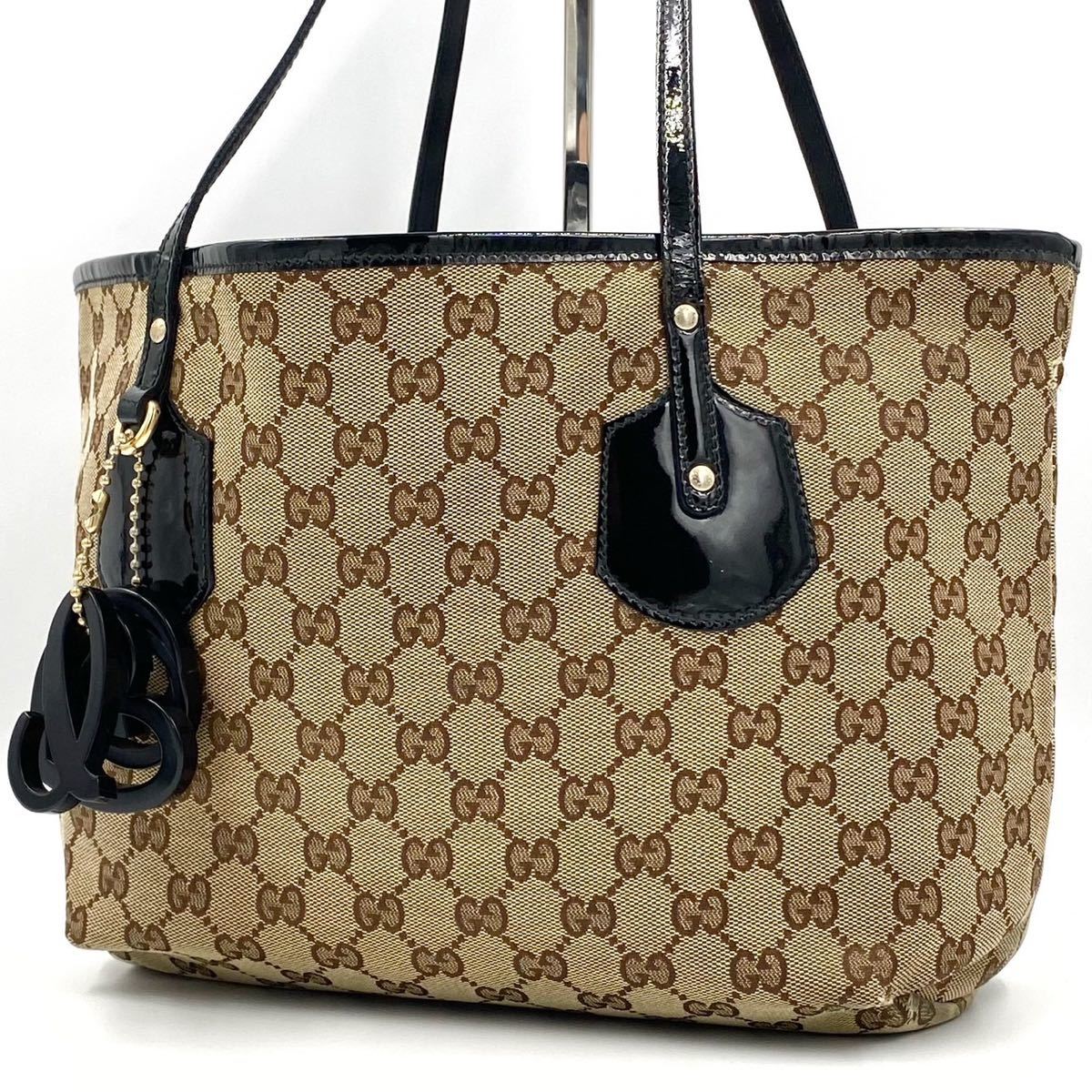 GUCCI グッチ シェリー GGキャンバス ハンドバッグ 012・3841・28・39
