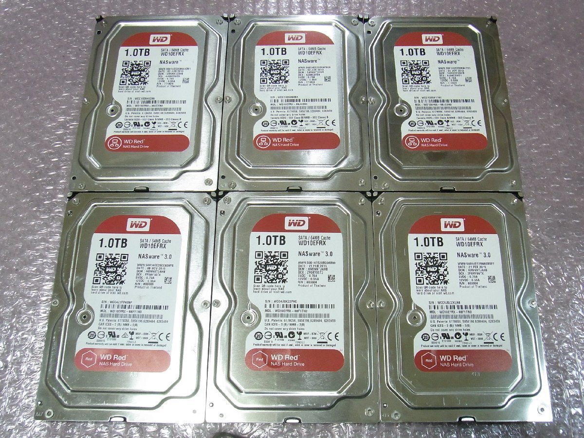 B34141 O-03151 3.5インチ HDD 1TB 6個セット 判定正常