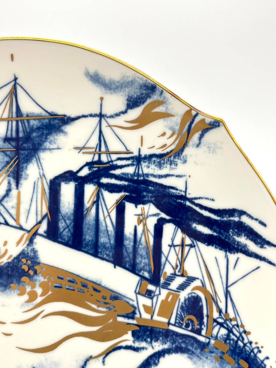 美品 未使用 Meissen マイセン イヤープレート グレートイースタン号