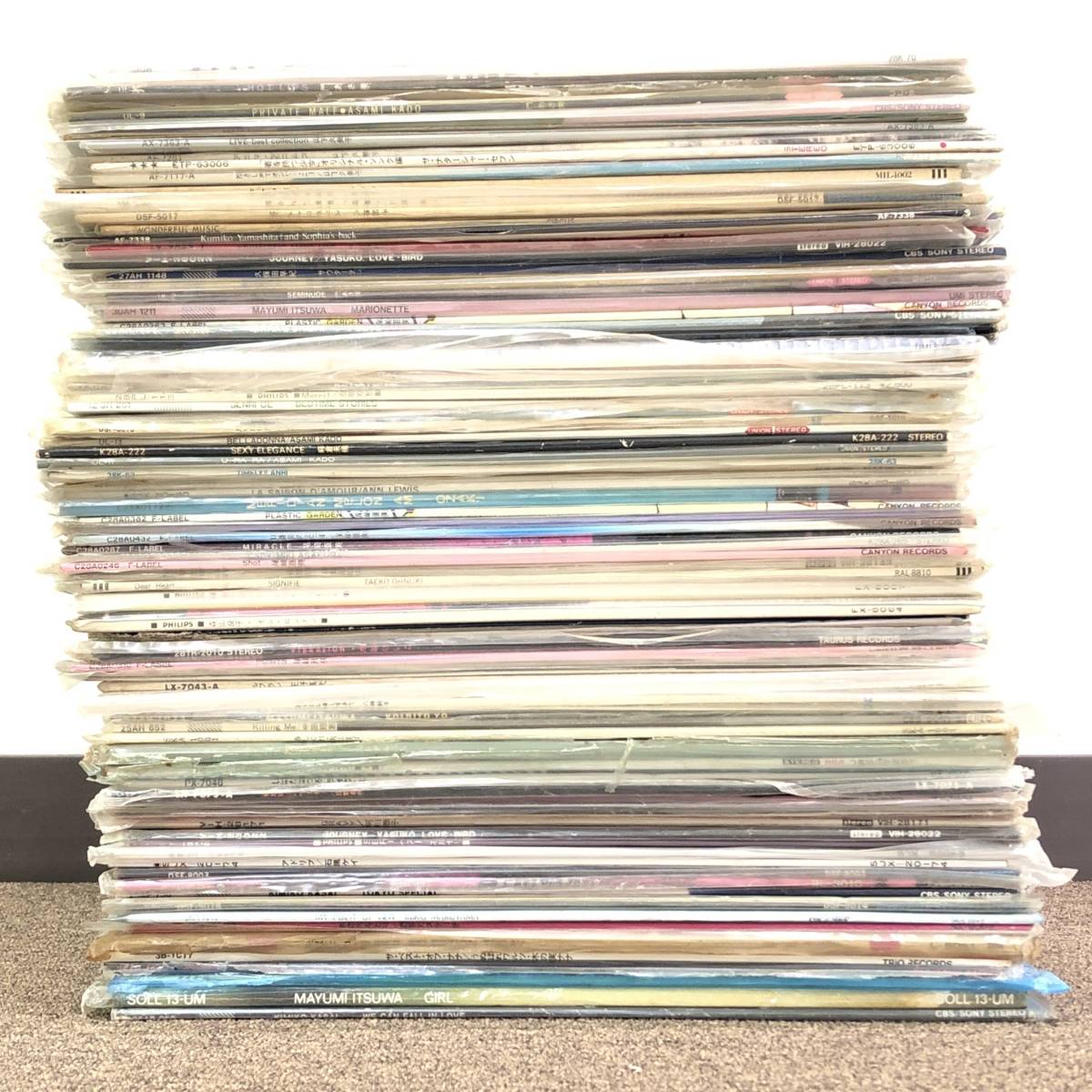 1円スタート ⑦ LPレコードまとめ 邦楽 女性歌手 歌謡曲 ポップス他 森山良子/ANRI/山下久美子/柏原芳恵/他 約83枚 現状品 放出品