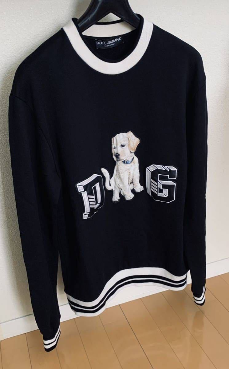 ドルチェ&ガッバーナ DG 黒 EMBROIDERY DG DOG ブランドロゴ デザイン