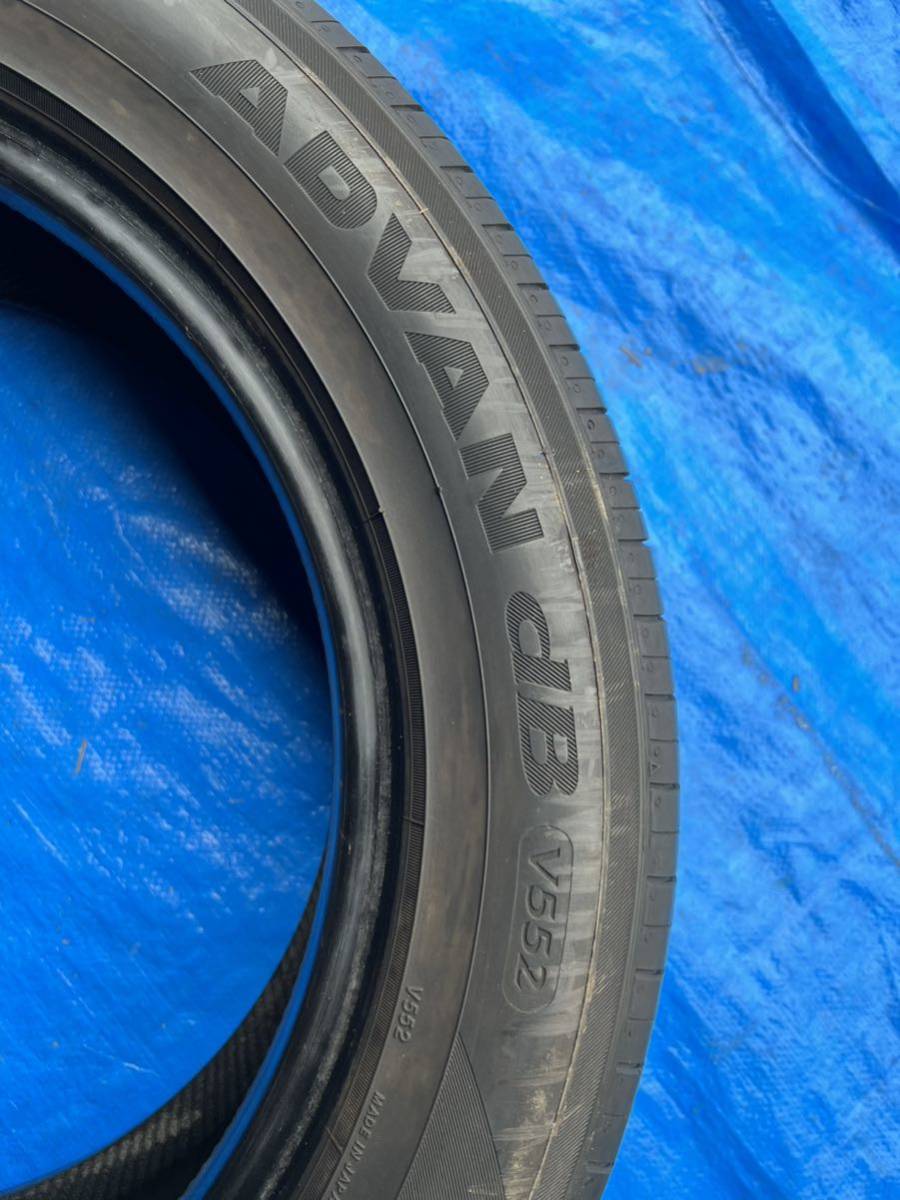 中古　YOKOHAMA ADVAN 20555r16 91W 4本セット　夏用　新潟発 ADVAN 205&frasl;55R16 dB V701 16インチ 2012-13