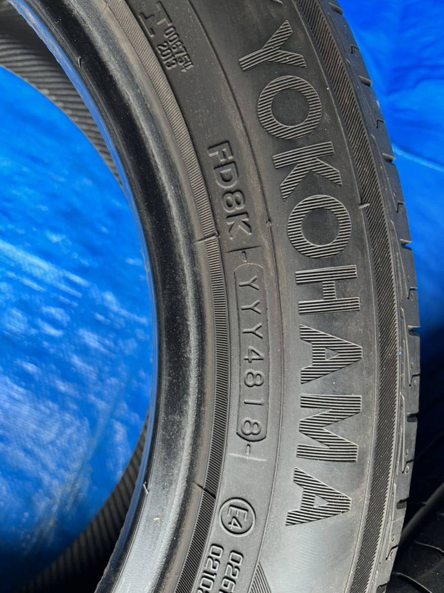 中古　YOKOHAMA ADVAN 20555r16 91W 4本セット　夏用　新潟発 ADVAN 205&frasl;55R16 dB V701 16インチ 2012-13