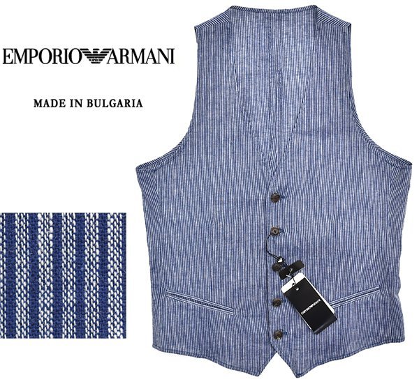 新品 定価3.3万円 ブルガリア製 エンポリオアルマーニ【EMPORIO ARMANI