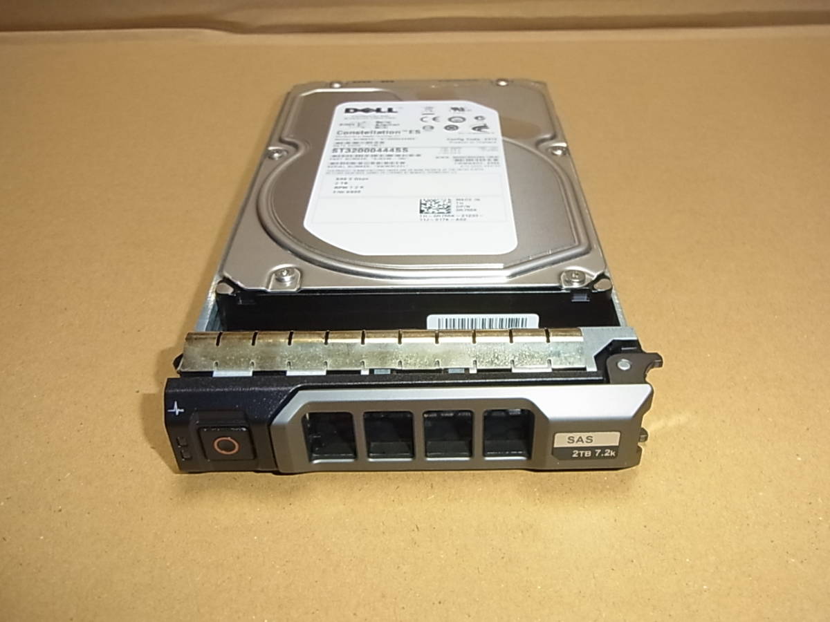 ★☆Seagate ST32000444SS/2TB/SAS/16M/DELLマウンタ付き/2台あり (SH594)