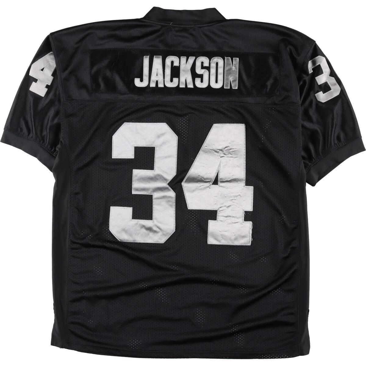 古着 Mitchell Ness NFL RAIDERS レイダーズ メッシュ ゲームシャツ