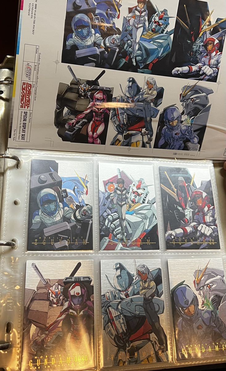 極美品カードダスマスターズ ガンダムイラストコレクションフル