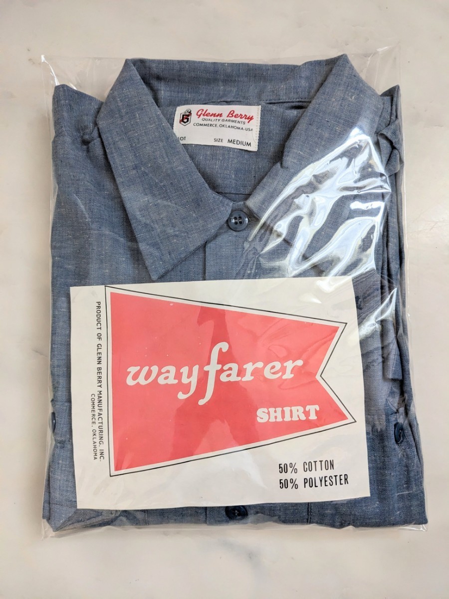 デッドストック Glenn Berry シャンブレー シャツ ヴィンテージ