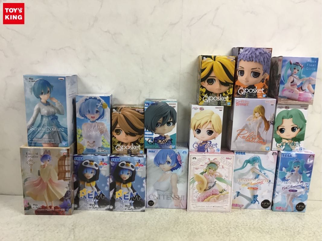 1円〜 同梱不可 ジャンク SPM、Q posket等 Re:ゼロから始める異世界生活、初音ミク、ブルーロック、東京リベンジャーズ 他