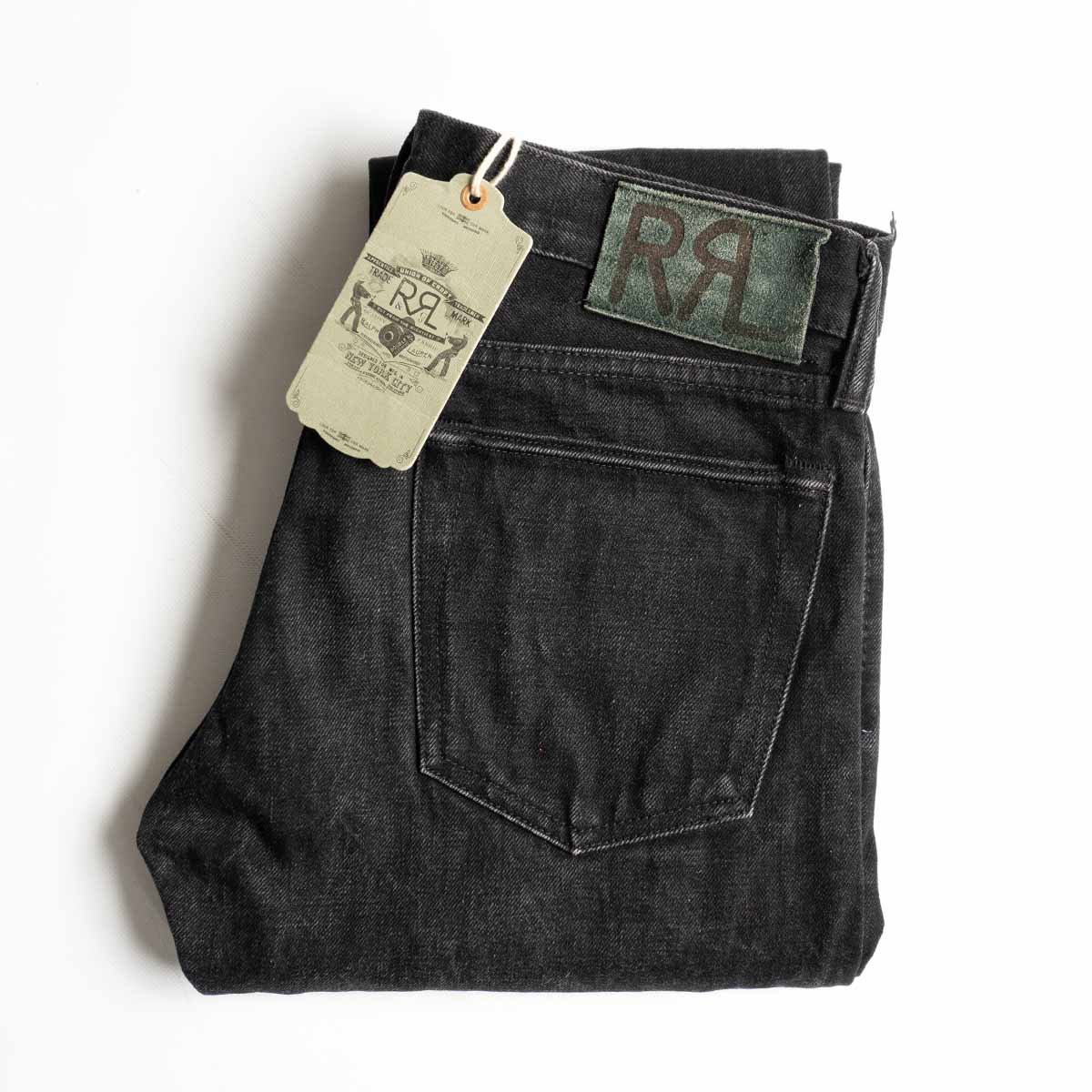 Black RRL Jeans Slim Fit Selvedge | - Denim on Jean BLACK slim 