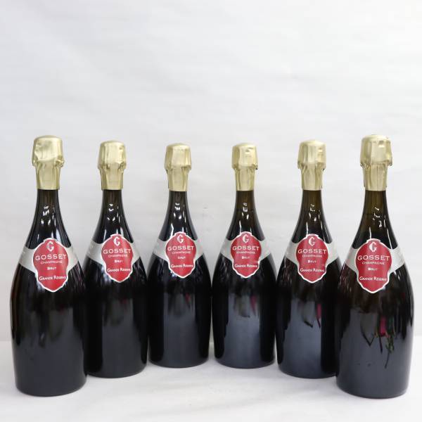 【6本セット】GOSSET（ゴッセ）グラン レゼルヴ ブリュット 12％ 750ml T23C250220