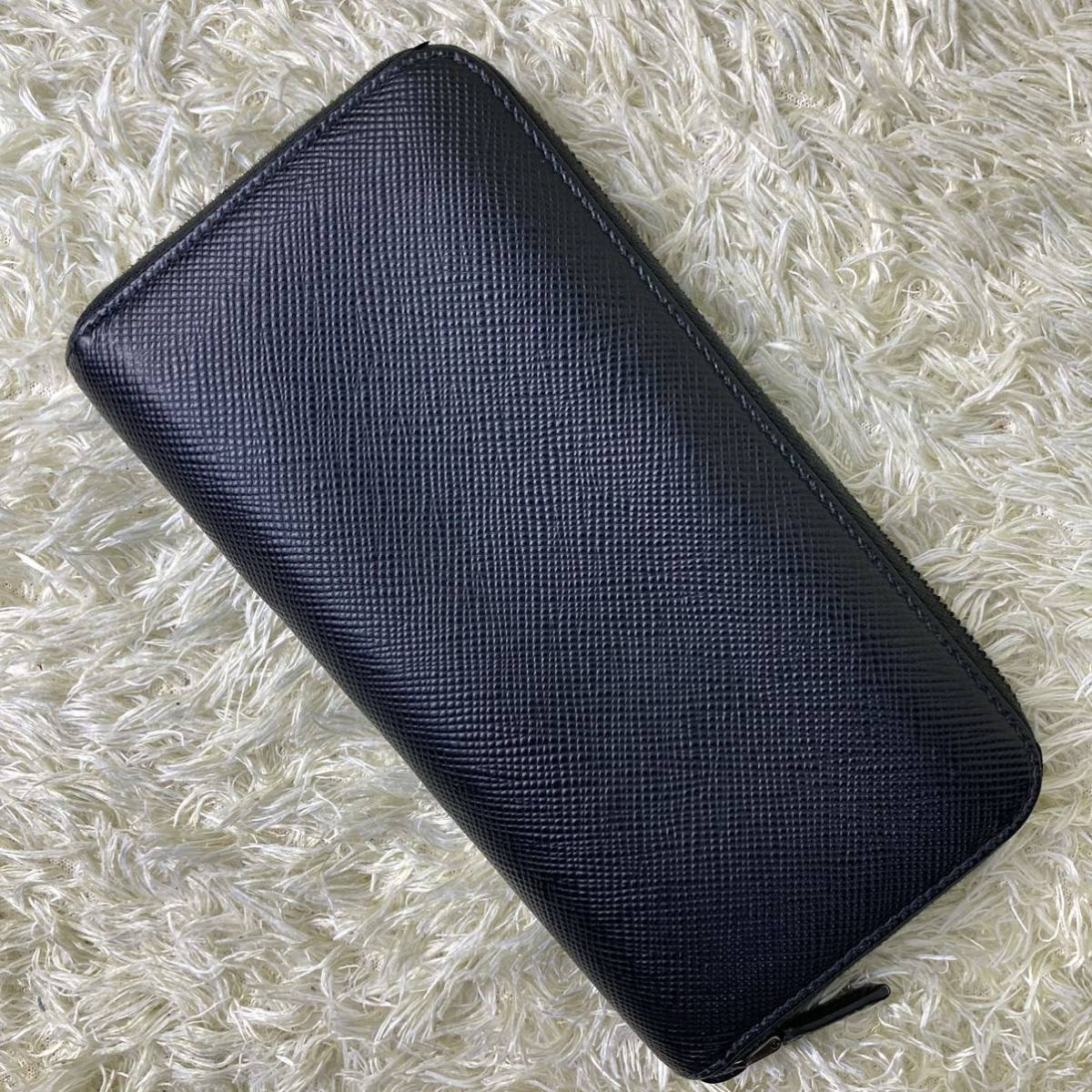 プラダ PRADA 長財布 ラウンドファスナー トライアングル ジップ