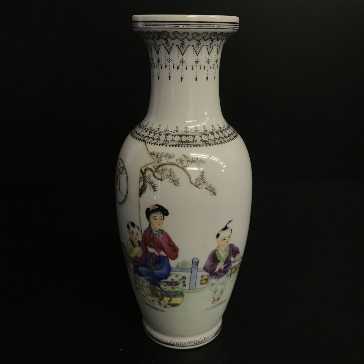 中国古玩 乾隆年製 花瓶 中国美術 【303-070#80】 乾隆Mark 印第安纳 