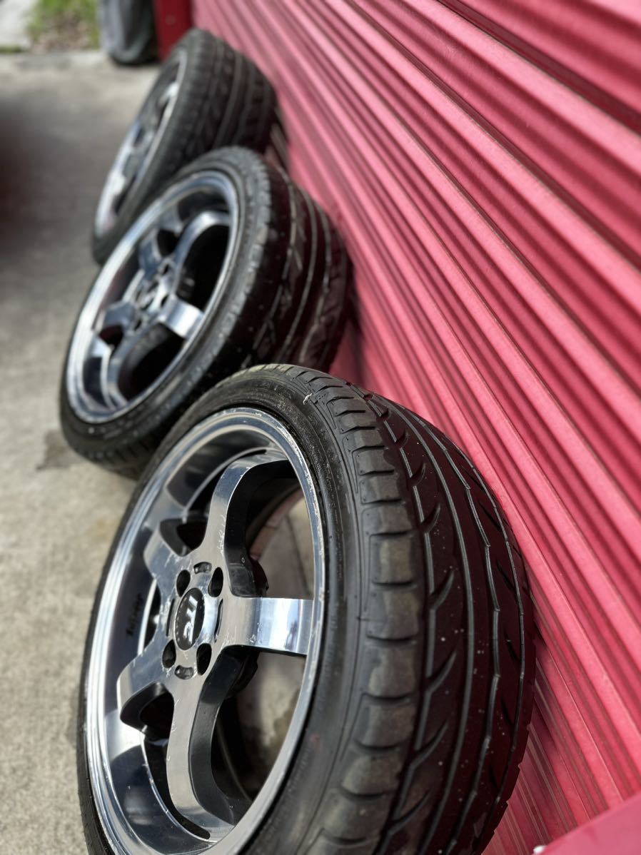 RAYS レイズ セブリング itc 16インチ7J＋43 pcd100 4穴 4本セット中古