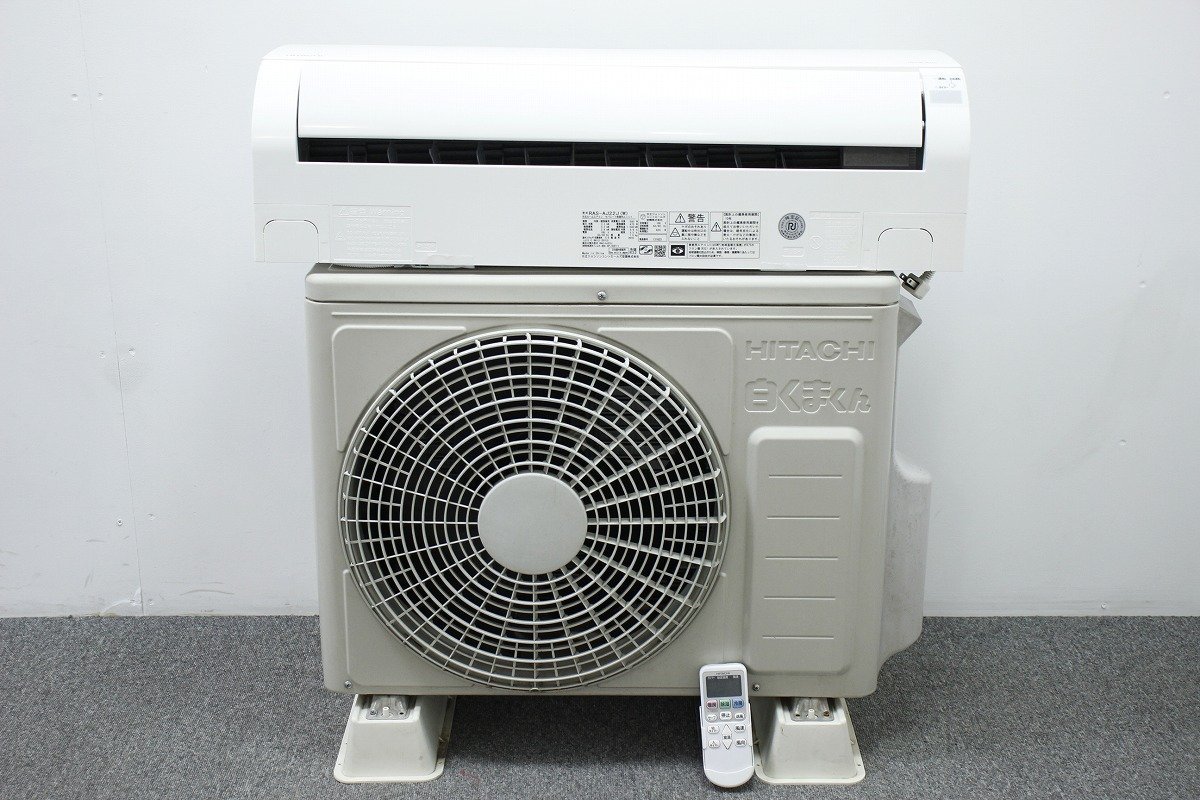 HITACHI 日立 RAS-AJ22J(W)/RAC-AJ22J ルームエアコン 主に6畳用 白く