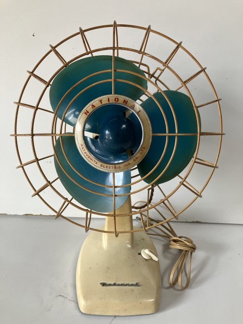 昭和レトロ National ナショナル 扇風機 洋間扇 3枚羽 F-30W1K 昭和
