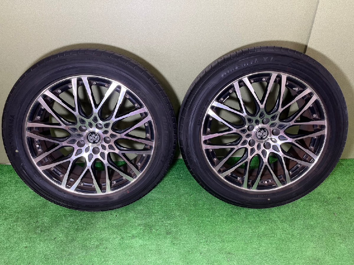 【01007】　ハリアー　ZSU60W　社外アルミ+YOKOHAMA 225/55R19 XP2304-000773