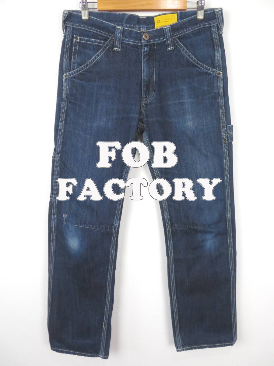 FOB FACTORY ☆ デニム タイト ペインターパンツ LL ☆ エフ FOB FACTORY ☆ デニム タイト ペインターパンツ LL ☆ エフ