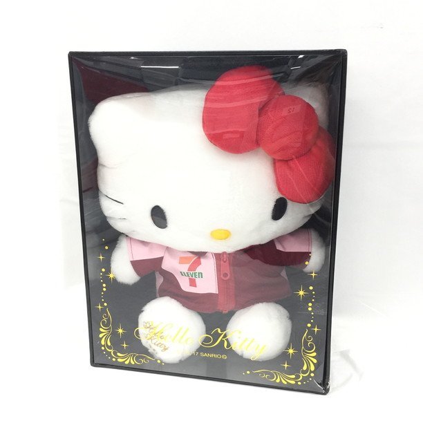 完全受注生産限定品！ハローキティ×セブンイレブン 制服ぬいぐるみ