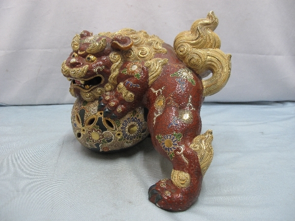 Yahoo!オークション -「九谷焼 唐獅子」の落札相場・落札価格 時代物