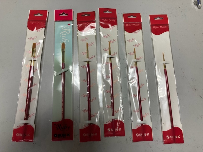 トールペイント用筆各種