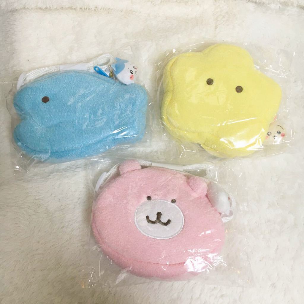 ちいかわサンリオコラボポシェット ちいかわ、ハチワレ、うさぎ3点