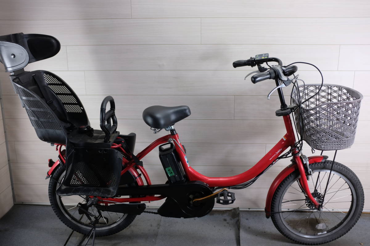 高年式★新基準★ヤマハ　PAS　Babby　 X957-0013***　バッテリー8.7AH　　3段　20インチ 20型 ★