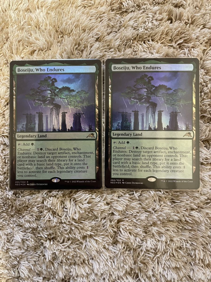 Who MTG 耐え抜くもの、母聖樹 Endures foil ⁄ NEO 英語 英語版 Foil