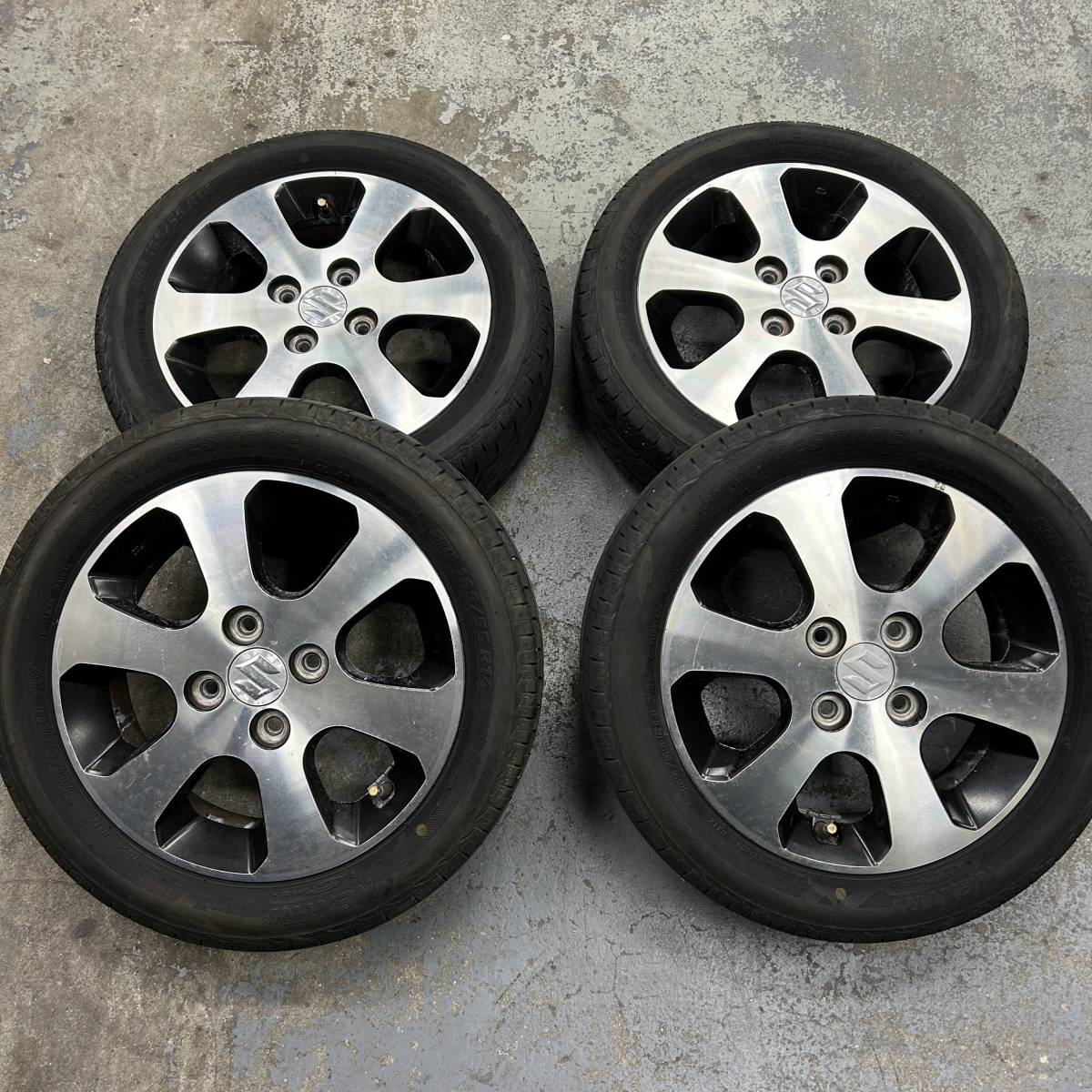 2021年製】ブリヂストン VRX2 165/70R14純正アルミ付 4本セット