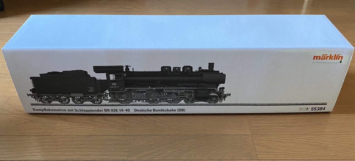 メルクリン　55384　ドイツ鉄道　DB　BR 038. 10-40　蒸気機関車　" プロイセン P8. "　Spur 1 / フルサウンド DB 0 BR