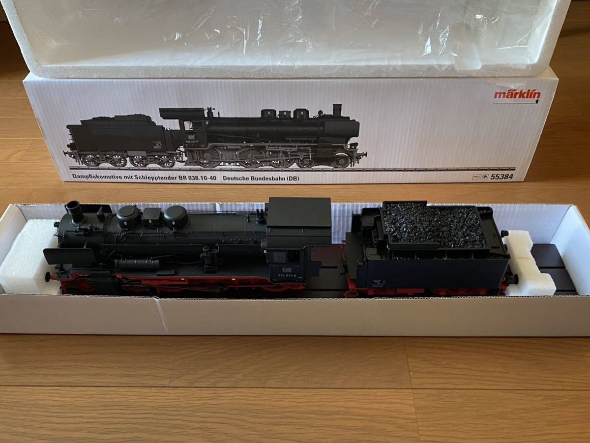 メルクリン　55384　ドイツ鉄道　DB　BR 038. 10-40　蒸気機関車　" プロイセン P8. "　Spur 1 / フルサウンド DB 0 BR