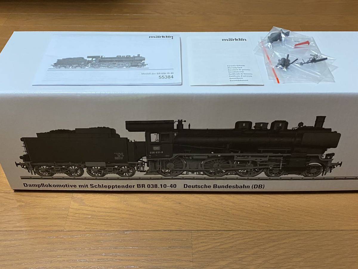 メルクリン　55384　ドイツ鉄道　DB　BR 038. 10-40　蒸気機関車　" プロイセン P8. "　Spur 1 / フルサウンド DB 0 BR
