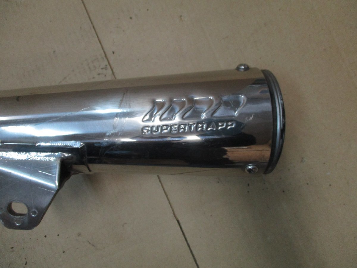W289【中古】 SUZUKI GN125 マフラー スーパートラップ Super Trapp