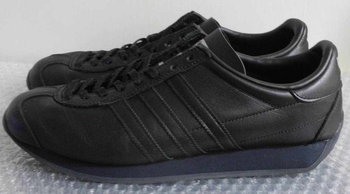 カントリー 2021年製 JP27.5cm 黒 GW6222 生産終了 天然皮革 adidas country ブラック