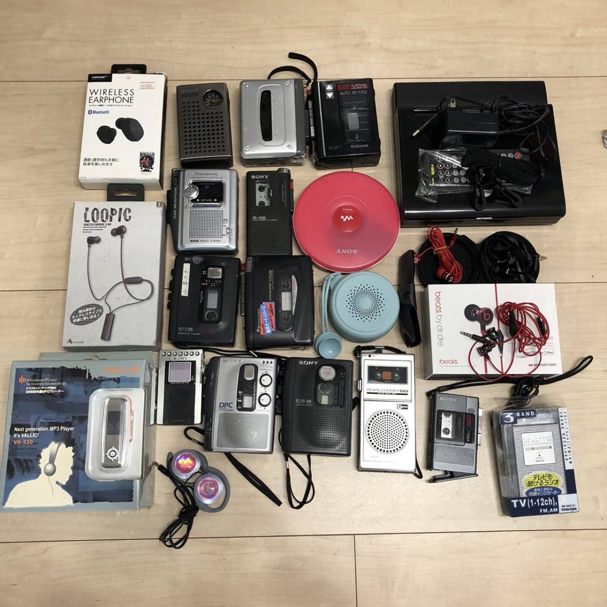 ○○ジャンク 小型オーディオ家電色々まとめ 23点 カセットレコーダー