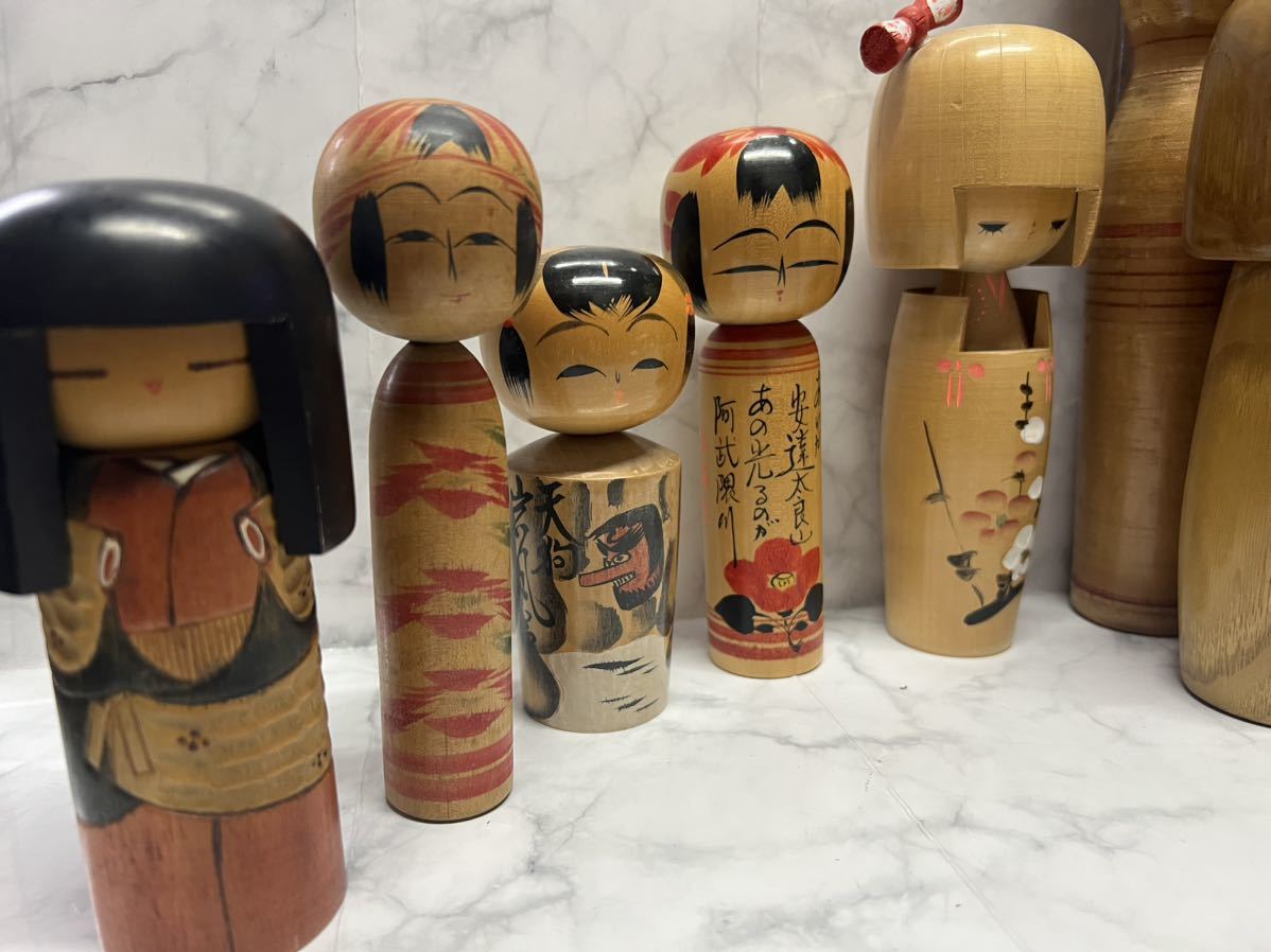 豊富な，品質保証 伝統こけし こけし まとめ売り 郷野清風作 卵三郎