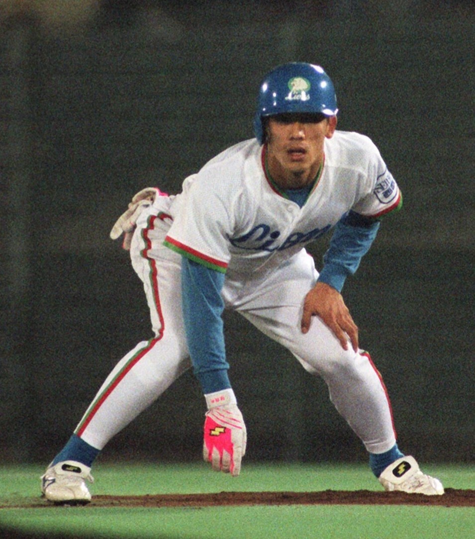 西武ライオンズ 松井稼頭央 実使用 バッティング手袋 SSK社製 ピンク
