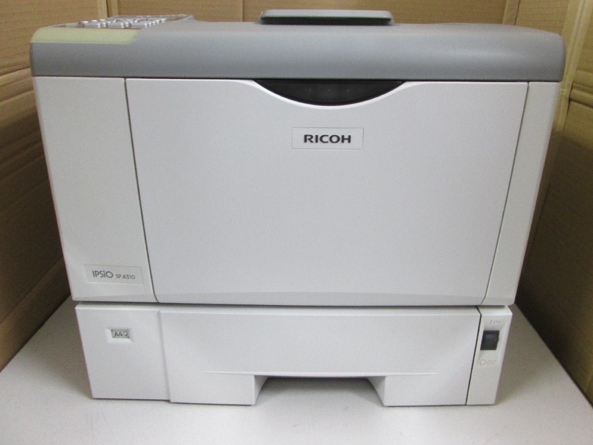 ◎中古レーザープリンタ リコー【RICOH IPSiO SP4310】トナーなし