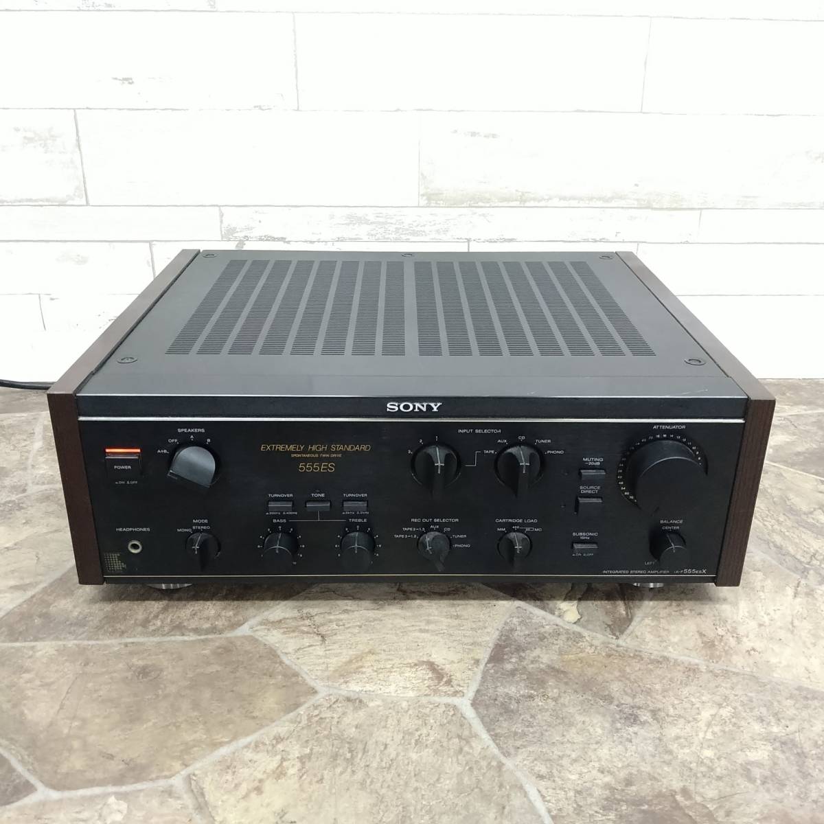 F3161(045)-706/TY5000　SONY TA-F555ESX プリメインアンプ ソニー integrated stereo amplifier