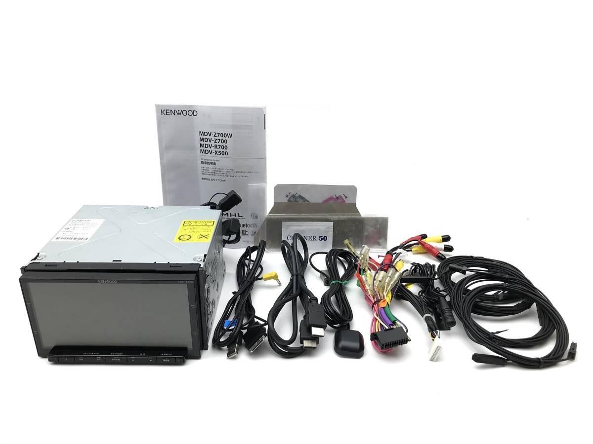 良品♪ ケンウッド MDV-Z700 地デジ4X4 Bluetooth CD録音 USB 2020年地図 純正新品アンテナ付 動作OK/即決/即納