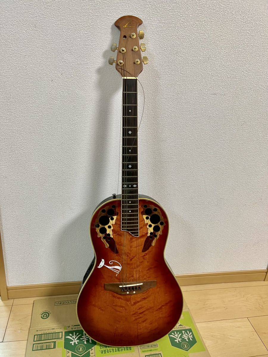 1円スタート Ovation ギター ジャンク品 Ovation オベーション