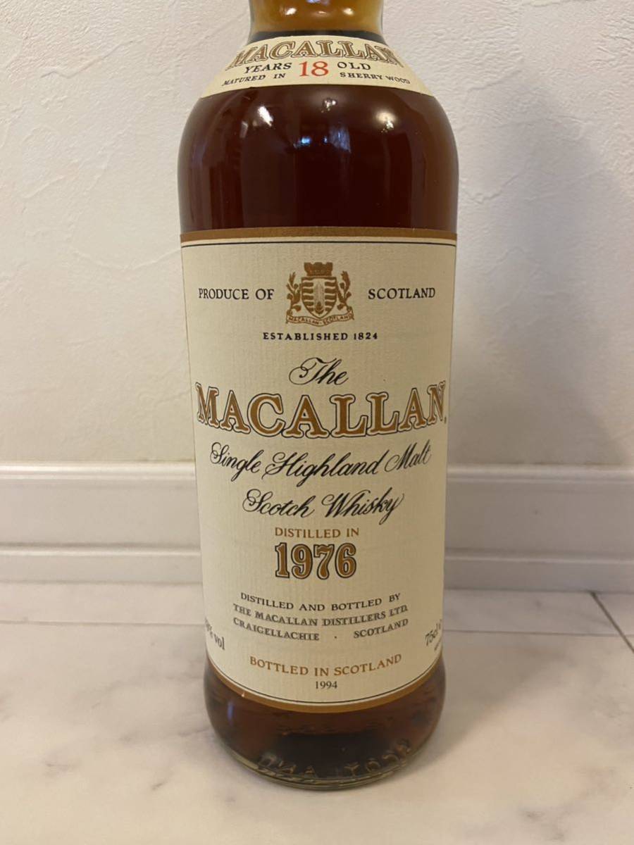 The MACALLAN ザ・マッカラン 18年 1976-1994 700ml