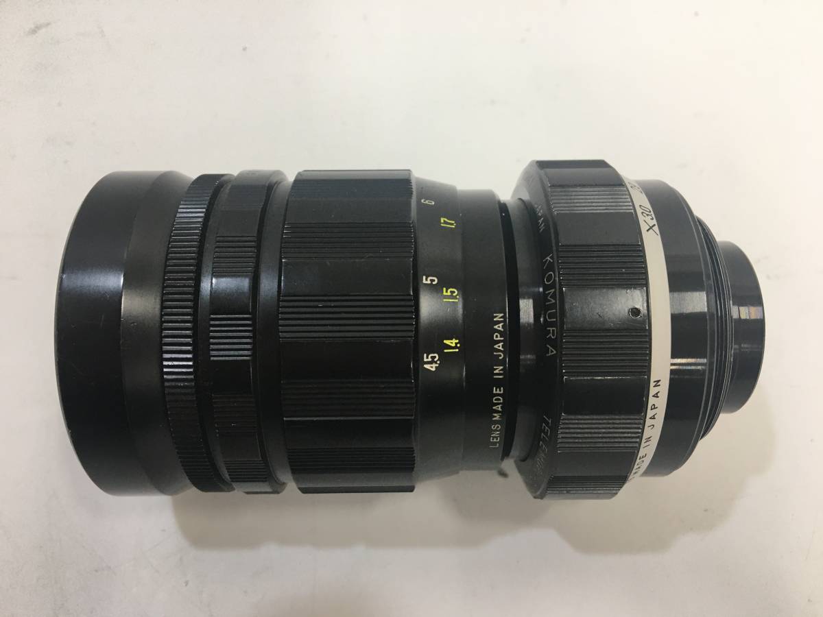 売切り KOMURA f=100mm 1:1.8 SANKYO KOHKI コムラ カメラレンズ