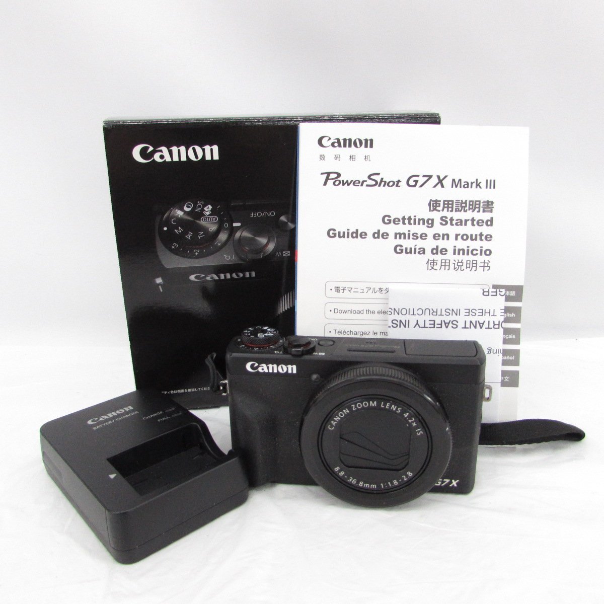 【中古品】Canon キャノン デジタルカメラ PowerShot パワーショット G7 X Mark III ブラック 11250194 0415 PowerShot キヤノン デジタルカメラ PC1737 V1：コンパクトデジタルカメラ｜個人｜キヤノン #72852