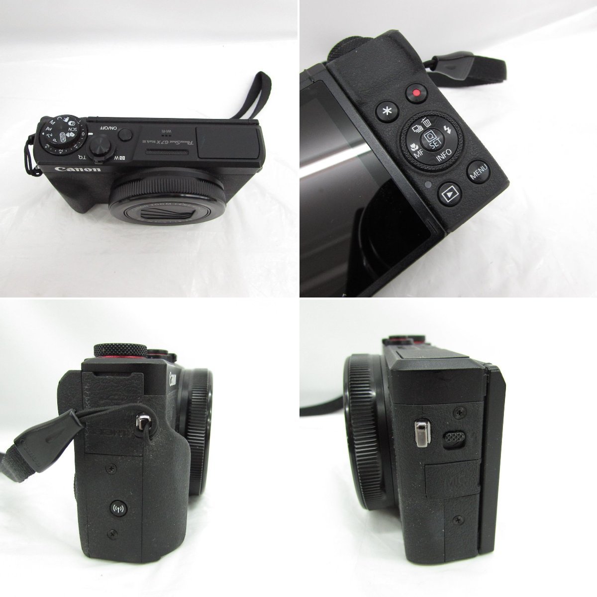 【中古品】Canon キャノン デジタルカメラ PowerShot パワーショット G7 X Mark III ブラック 11250194 0415 PowerShot キヤノン デジタルカメラ PC1737 V1：コンパクトデジタルカメラ｜個人｜キヤノン #72852