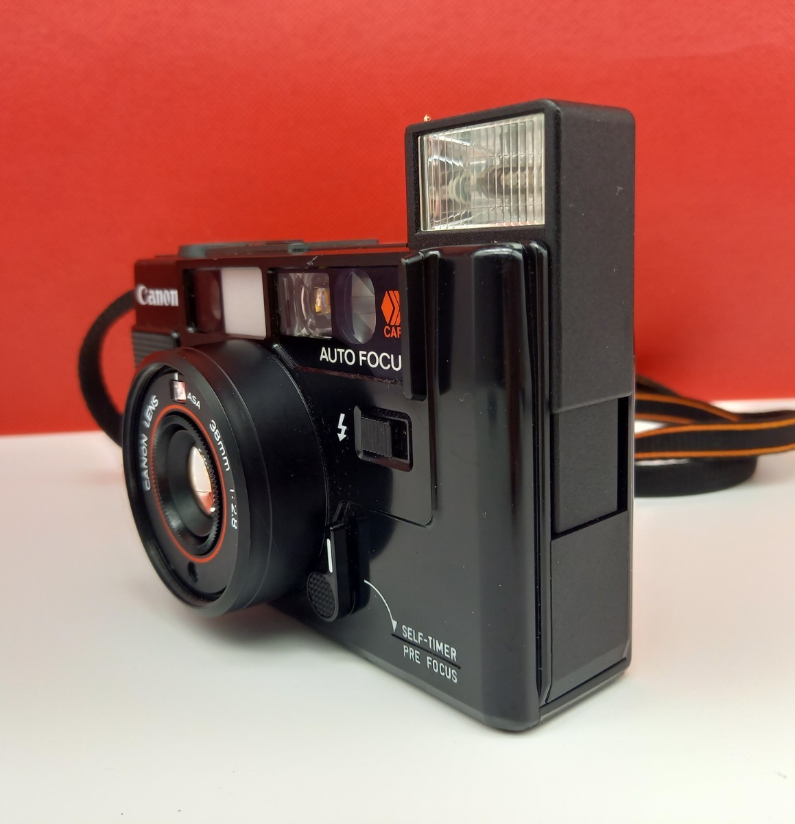 ■A Canon AF35M コンパクトフィルムカメラ 動作確認済 シャッター、フラッシュOK キャノン AF35M Canon コンパクトフィルムカメラ 2.8 : キヤノン商品の状態