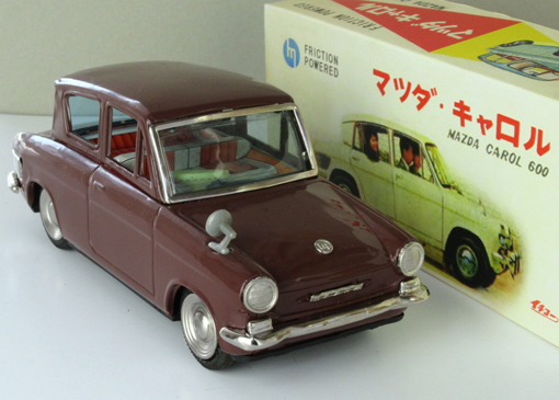 マツダキャロル ブリキ 玩具 ミニカー メーカー不明 昭和レトロ ブリキ