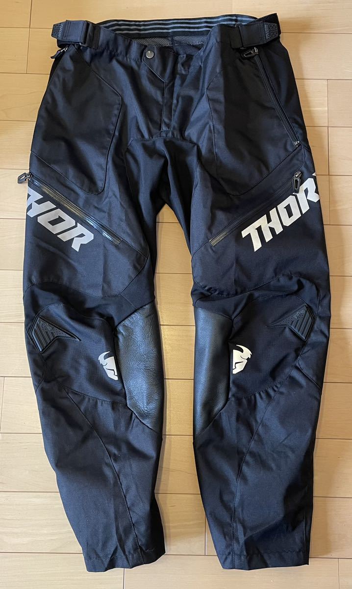 THOR MXパンツTERRAIN ブラック ブーツインタイプ美品